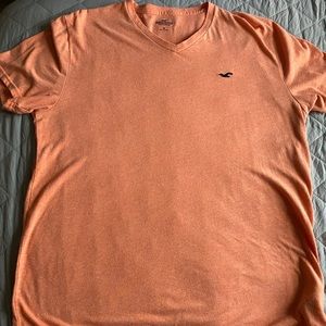 Hollister Orange V-Neck